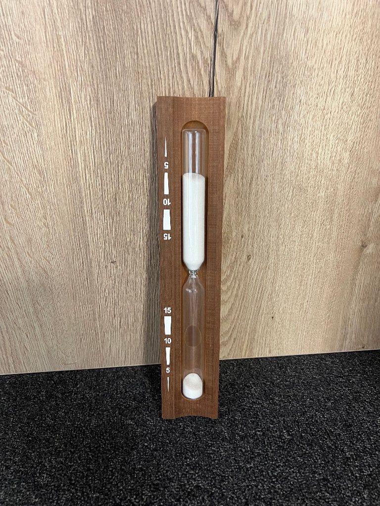 Eliga sauna zandloper | 15 minuten, Ophalen of Verzenden, Nieuw, Toebehoren