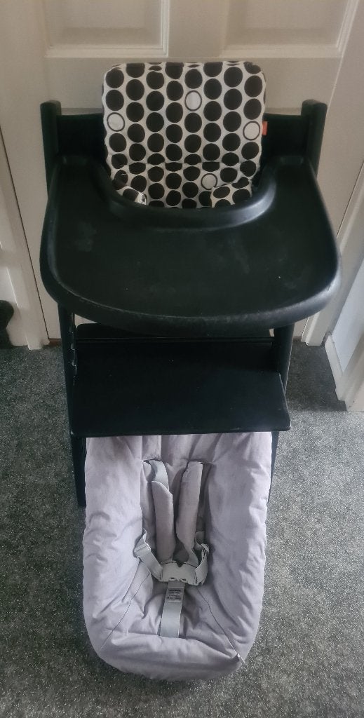 Complete stokke tripp trapp kinderstoel, Ophalen, Gebruikt, Meegroeistoel, Aanschuifbaar