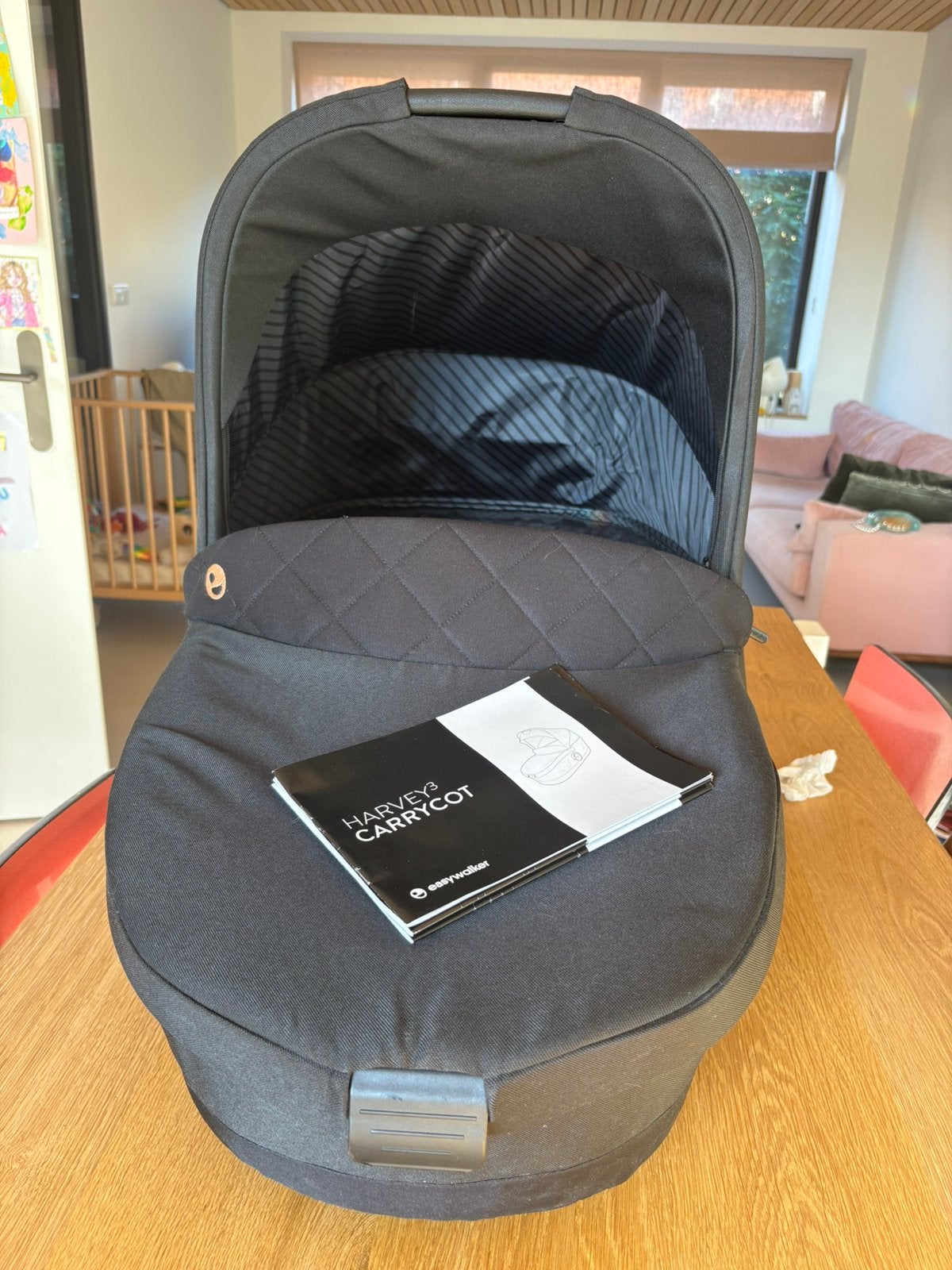 Easy Walker Harvey3 carry cot reiswieg, Kinderen en Baby's, Ophalen, Zo goed als nieuw, Kinderwagen, Overige merken