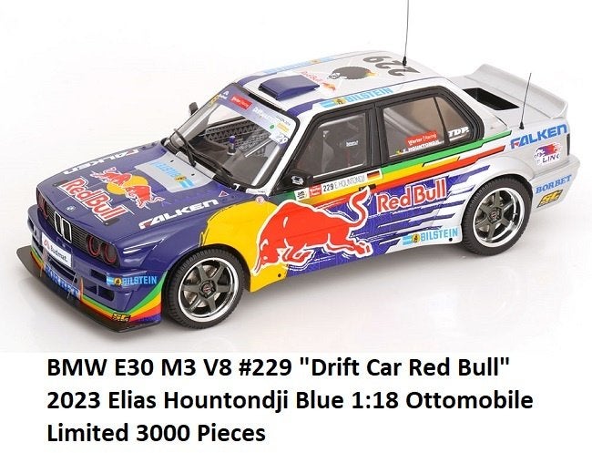 BMW E30 M3 V8 #229 “Drift Car Red Bull” 2023 Elias Hountondj, Tschuiten@hotmail.com, OttOMobile, Auto, Frankrijk