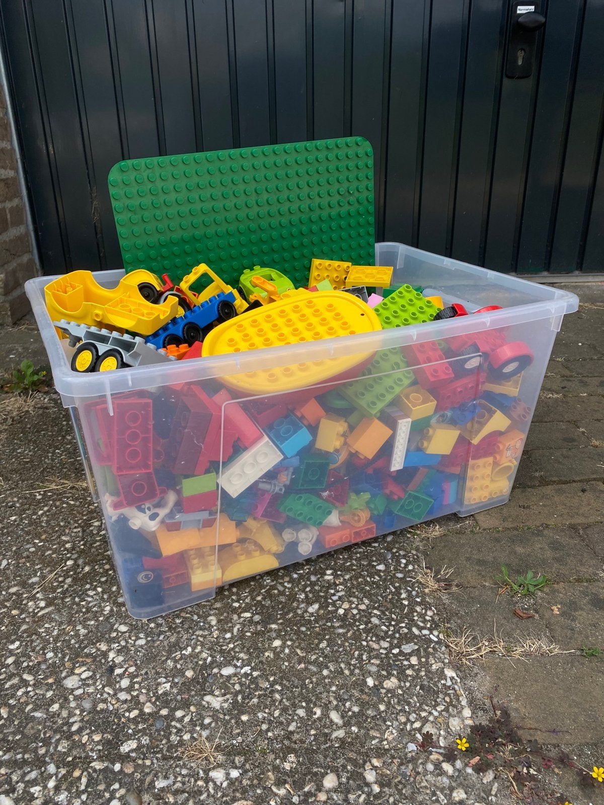 Grote partij doos met Duplo, Ophalen, Gebruikt