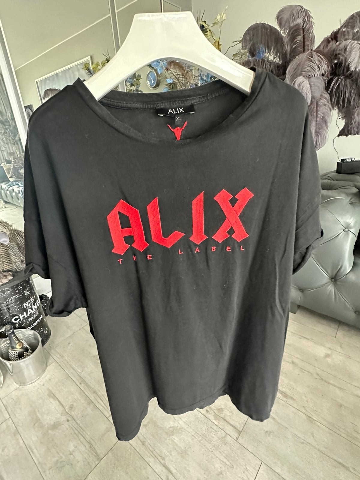 Alix the label shirt , maat Xl, Kleding | Dames, Zwart, Maat 42/44 (L), Ophalen of Verzenden, Zo goed als nieuw