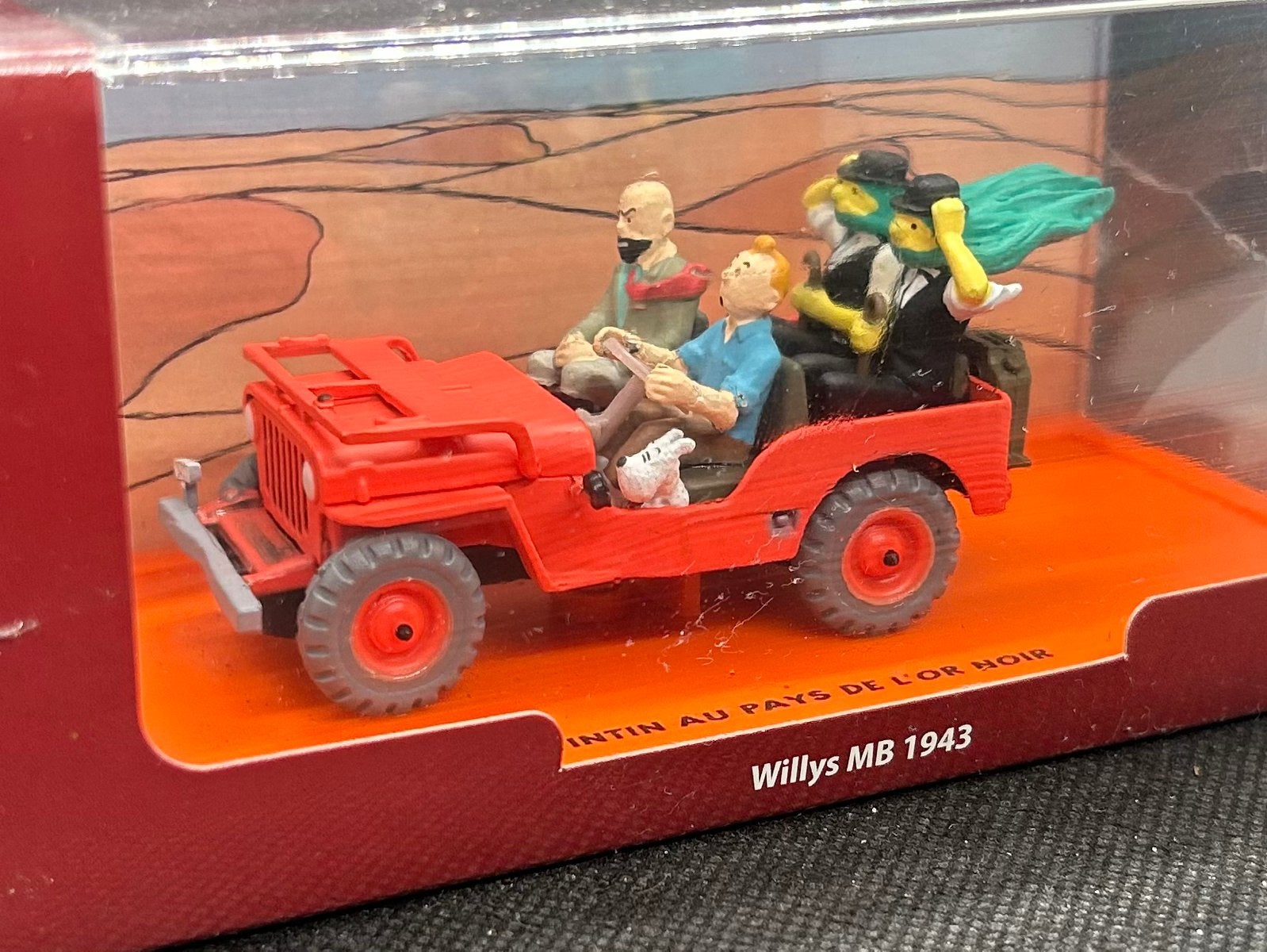 Atlas Kuifje TinTin Willy Jeep MB 1:43 OVP, Verzenden, Zo goed als nieuw, Auto, Overige merken
