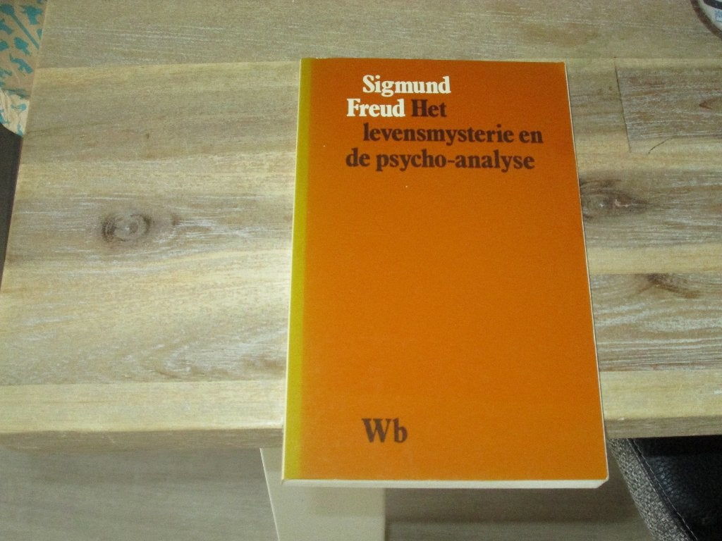 Sigmund Freud - Het levensmysterie en de psycho-analyse, Ophalen of Verzenden, Zo goed als nieuw, Klinische psychologie, Sigmund Freud