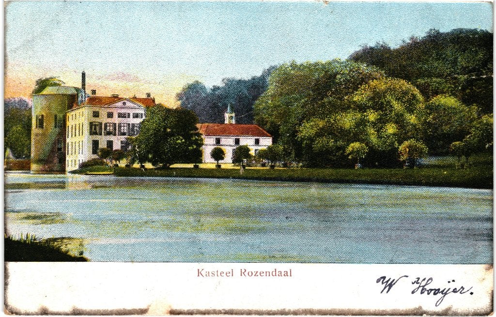 968010	Kasteel	Rozendaal	1904 Gld	Gelopen met postzegel