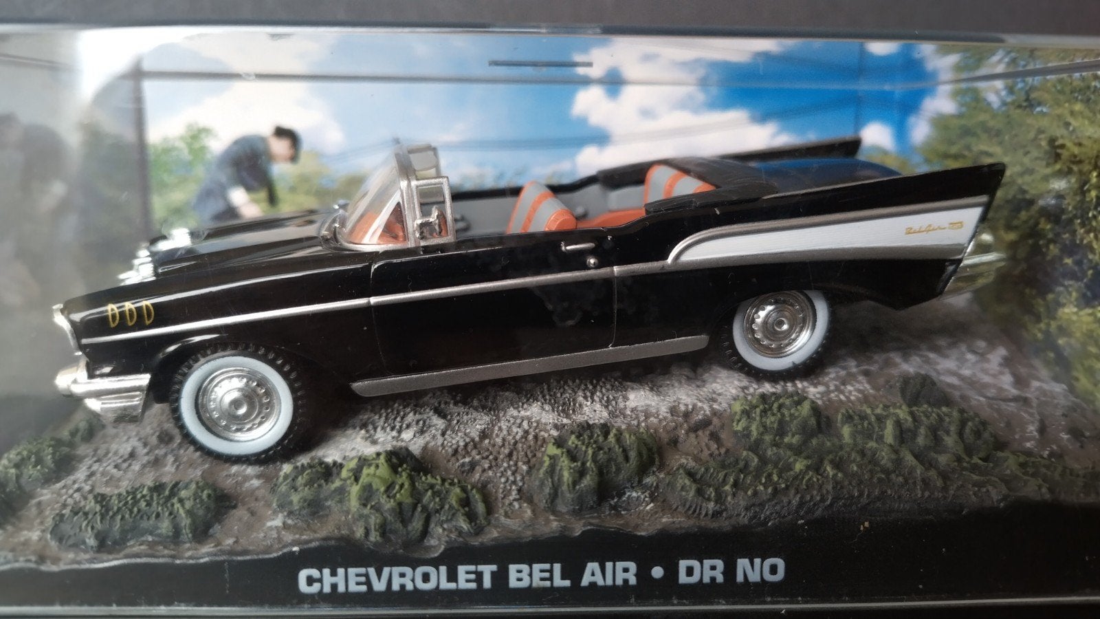 Chevrolet Bel Air 1:43 James Bond 007 dr. No Pol, Hobby en Vrije tijd, Modelauto's | 1:43, Overige merken, Auto, Verzenden, Nieuw