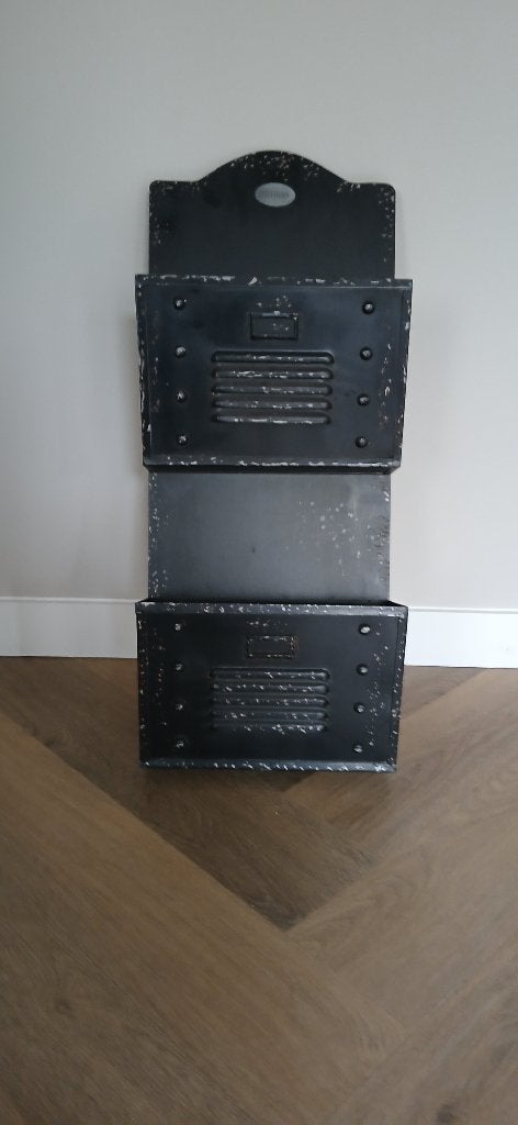 Postbak, Ophalen, Wandmontage, Metaal, Zo goed als nieuw