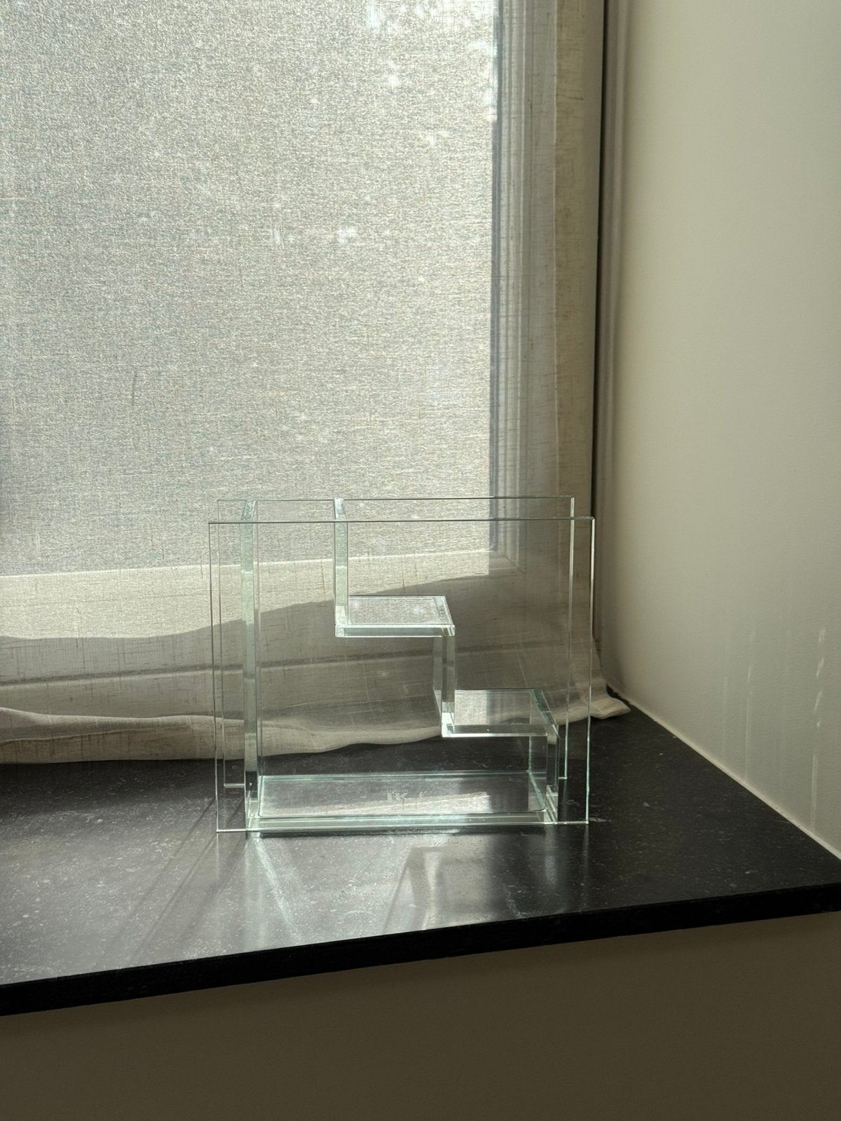 HK living trapvaas glas, Ophalen, Zo goed als nieuw, Glas, Minder dan 50 cm
