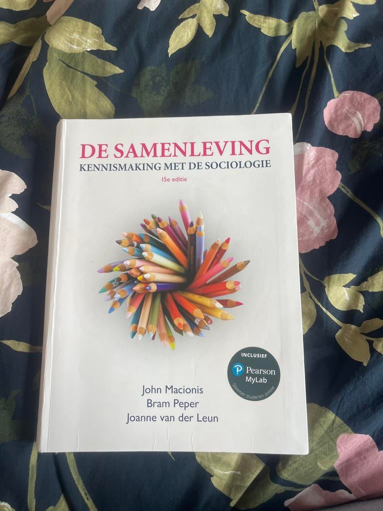 De Samenleving: Kennismaking met de Sociologie (incl. MyLab), Boeken, Ophalen of Verzenden, Gamma, Zo goed als nieuw, HBO