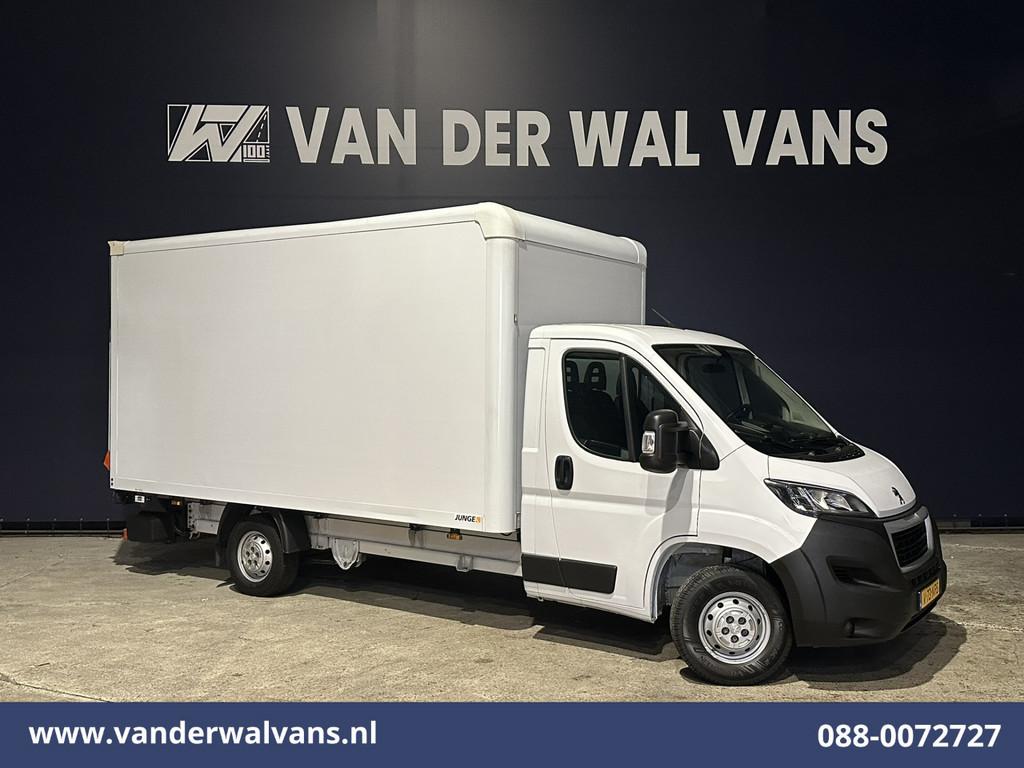 Peugeot Boxer 2.2 BlueHDi 141pk Bakwagen 436cm Lang Laadklep, Voorwielaandrijving, Stof, Gebruikt, 4 cilinders