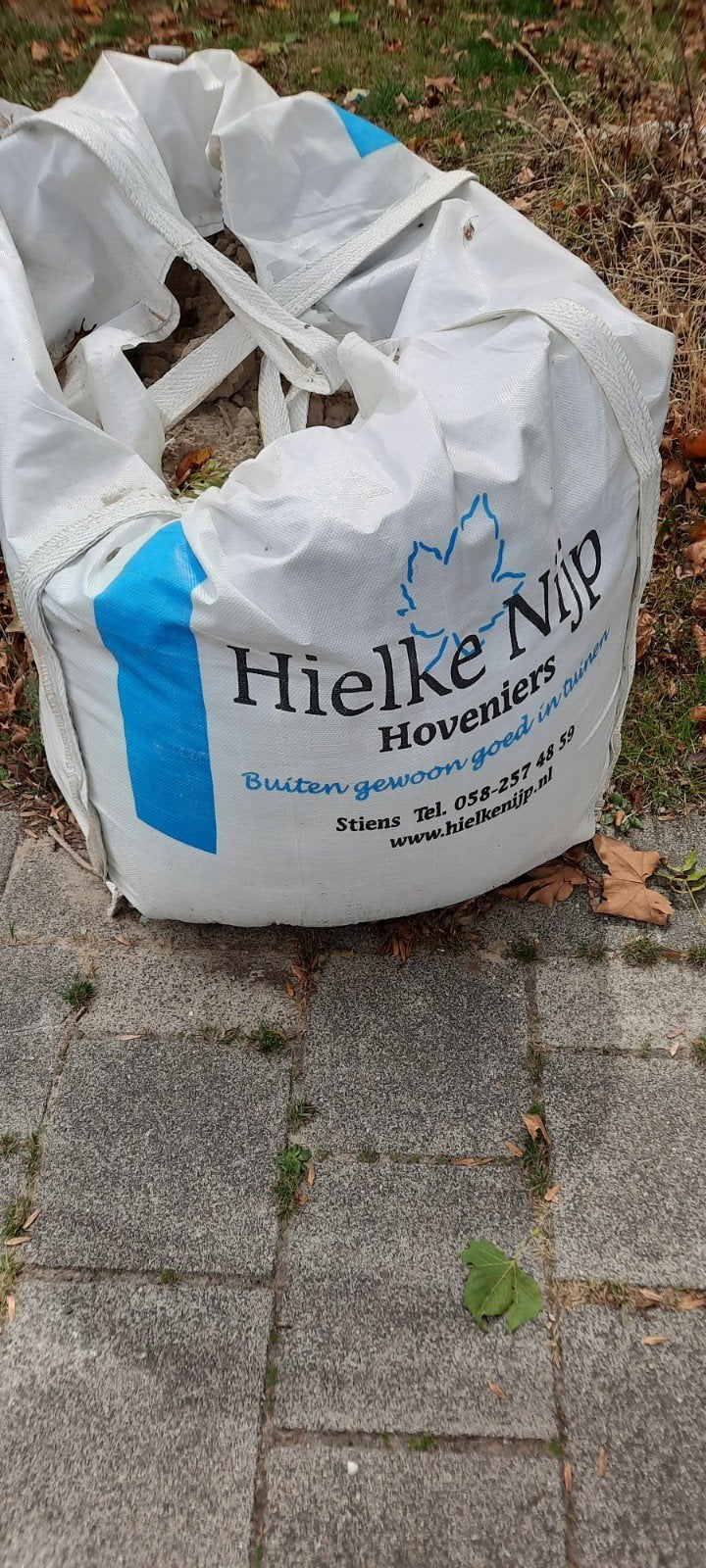 Big bag zand van Hielke Nijp Hoveniers, Tuin en Terras, Ophalen, Gebruikt, Ophoogzand