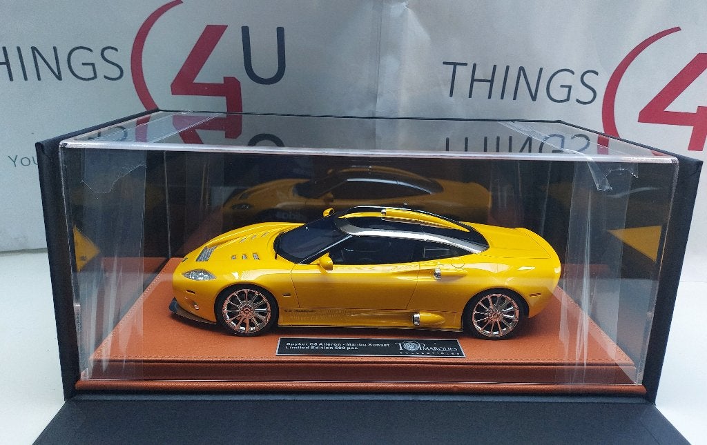 Top Marques 1:18 Spyker C8 Aileron 2009-2017 Malibu sunset, Ophalen of Verzenden, Zo goed als nieuw, Auto, Overige merken