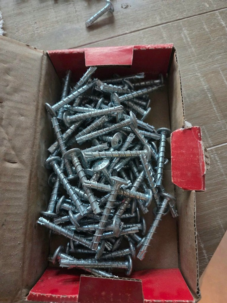 Hilti betonschroefankers (6x60 25/5), Ophalen of Verzenden, Zo goed als nieuw