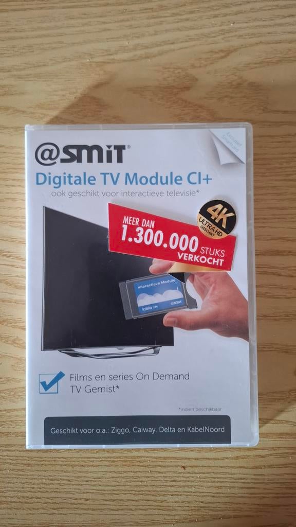 Digitale TV Module CI+ Smit - Geschikt voor Ziggo, Caiway, Ophalen of Verzenden, Zo goed als nieuw, Decoder