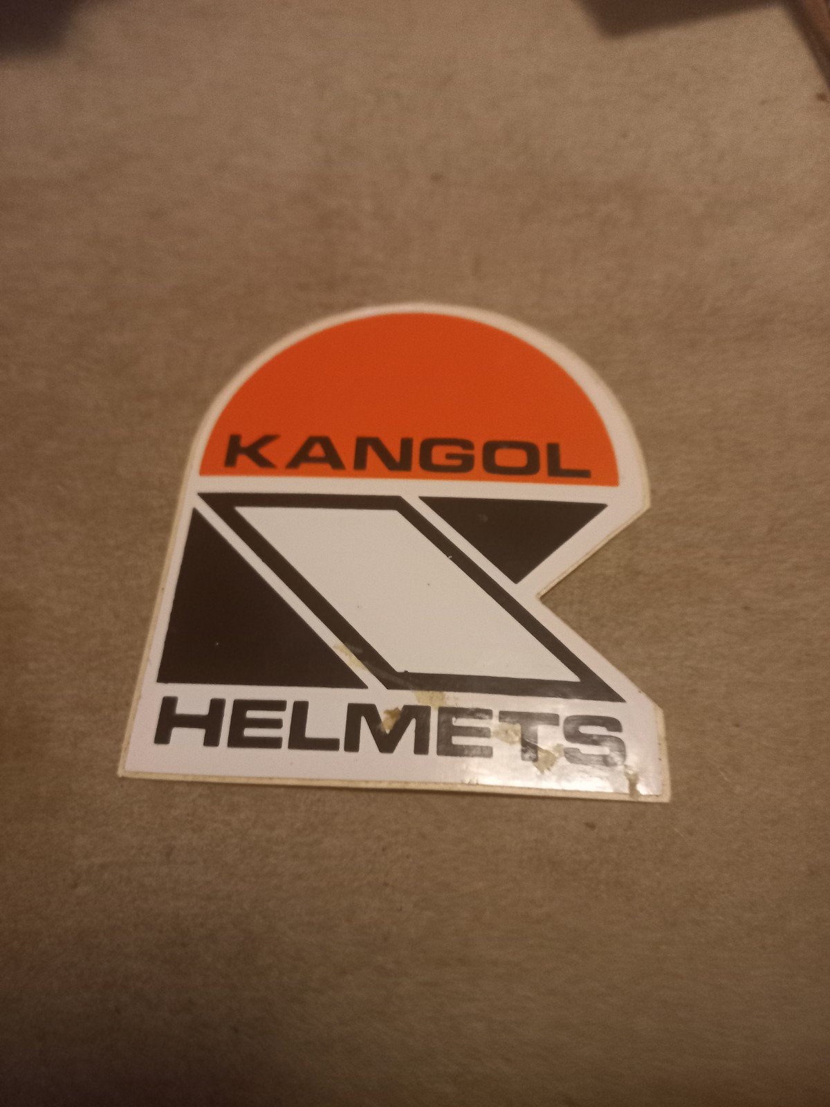 Vintage Kangol Helmets Sticker - Origineel, Ophalen of Verzenden