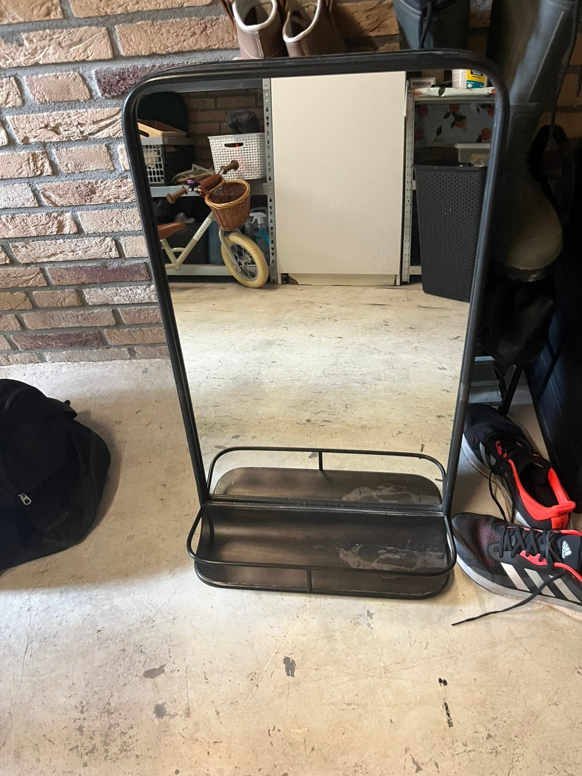 Wand spiegel, Ophalen, Gebruikt, Rechthoekig, Minder dan 100 cm