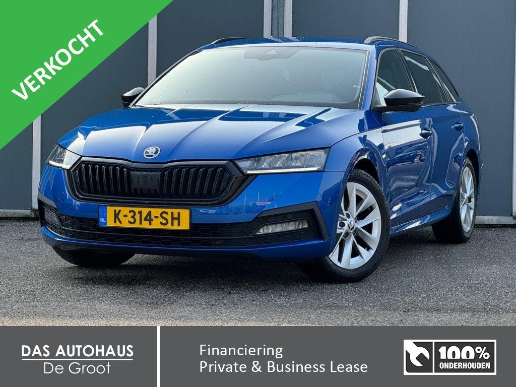 Skoda Octavia Combi 1.0 TSI 110pk Sportline Business | NL au, Auto's, Skoda, Bedrijf, Te koop, Octavia, ABS, Airbags, Airconditioning