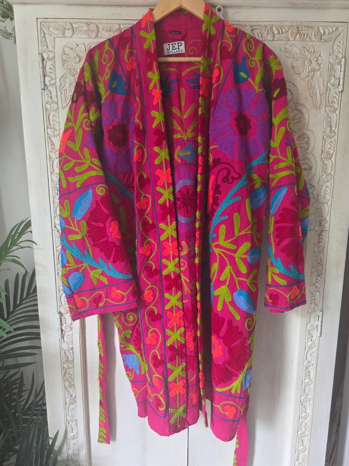 JEP Holland Kimono Jas Roze Geborduurd, JEP HOLLAND, Ophalen of Verzenden, Nieuw