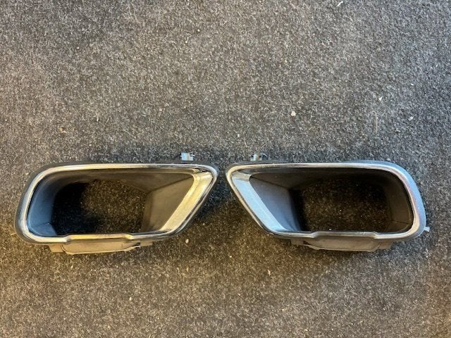 BMW X5 G05 X6 G06 X7 G07 Uitlaat Sierstukken Chrome 8074189, Gebruikt, -, -, Ophalen of Verzenden