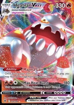 Heatran VMAX – 026/189 – Astral Radiance – NM, Ophalen of Verzenden, Nieuw, Losse kaart