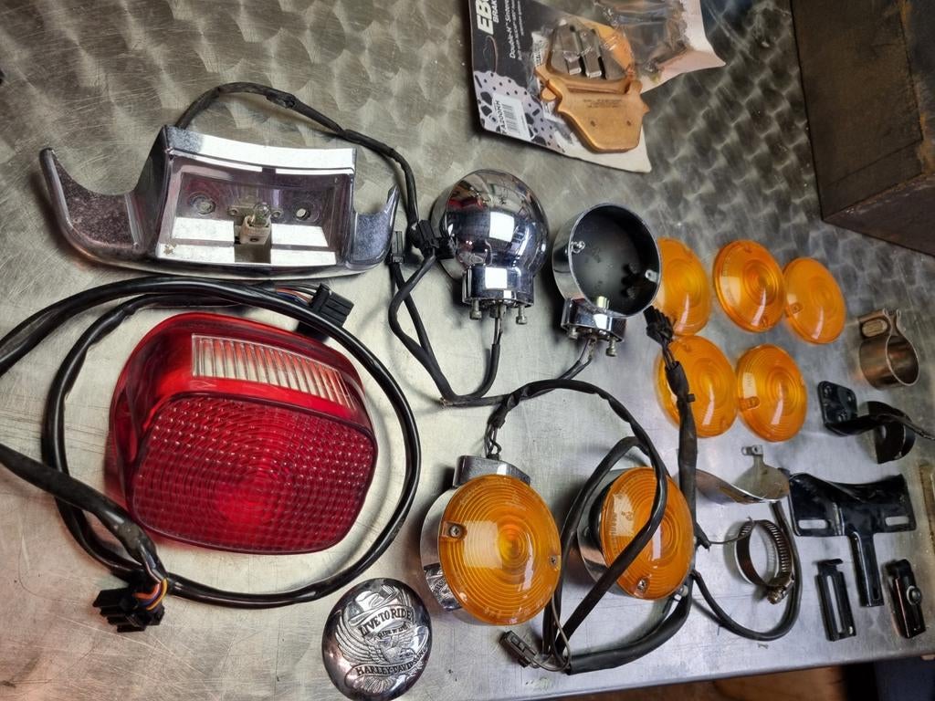 Heritage softail 1995 spulletjes achterremblokken zijn nieuw, Ophalen of Verzenden, Gebruikt