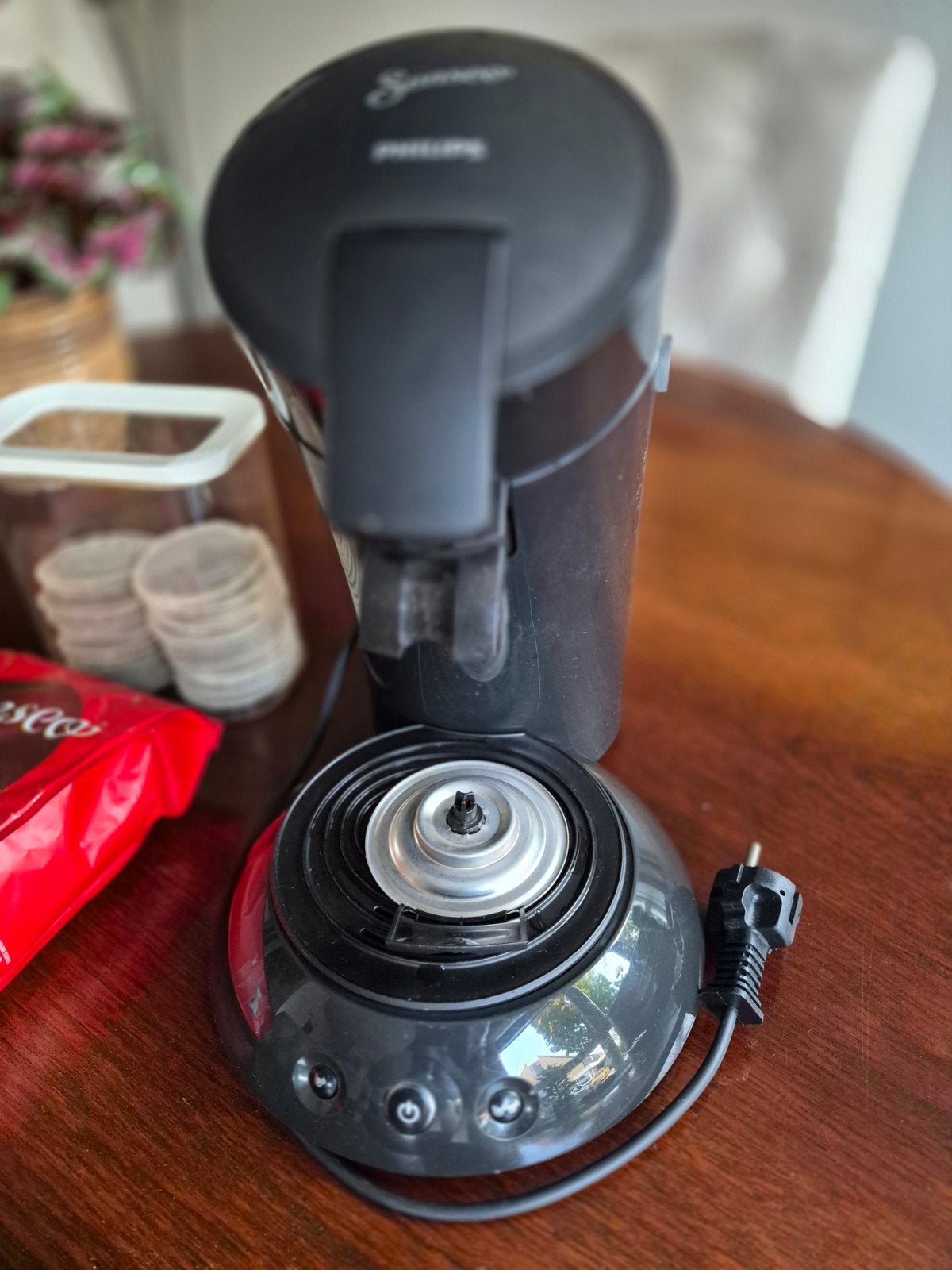 Senseo HD 6553, weinig gebruikt. Gratis pads, Ophalen, Zo goed als nieuw, Koffiemachine, Koffiepads en cups