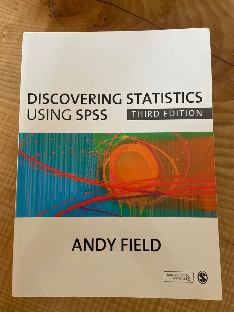 Discovering Statistics Using SPSS - Andy Field (3e editie), Ophalen of Verzenden, Gamma, Zo goed als nieuw, HBO