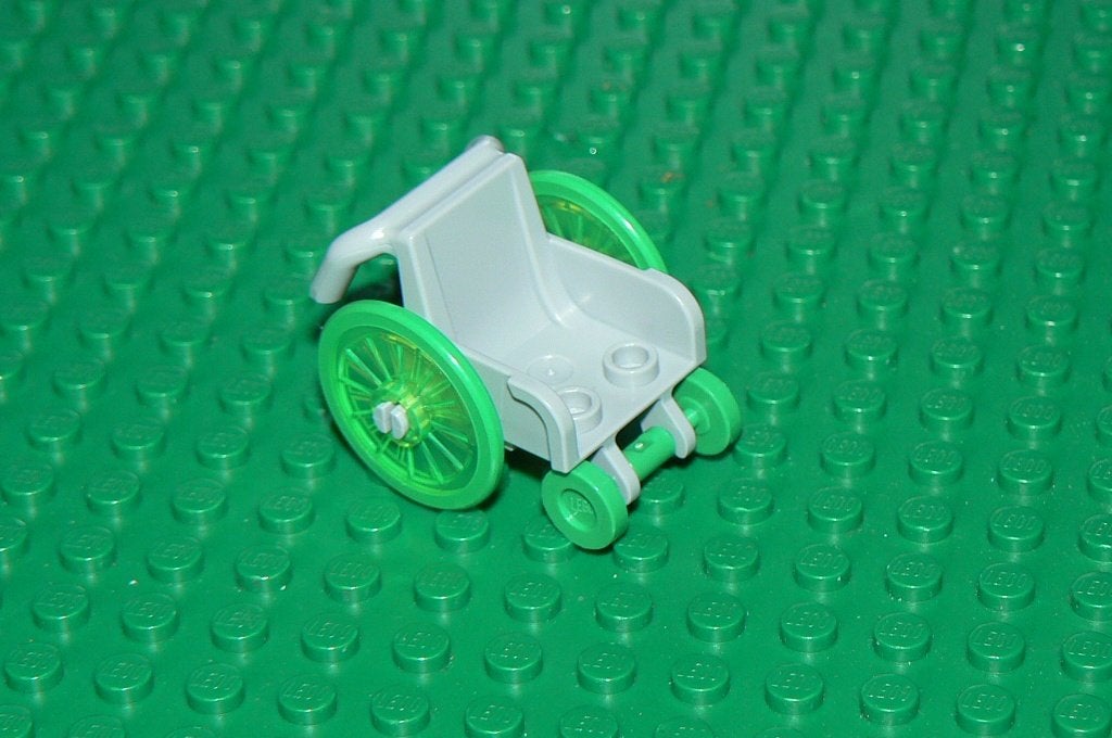 L1350 Rolstoel nieuwe kleur licht grijs, Ophalen of Verzenden, Nieuw, Losse stenen, Lego