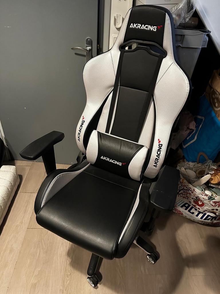 AKRacing gamestoel, Ophalen, Zo goed als nieuw, Zwart