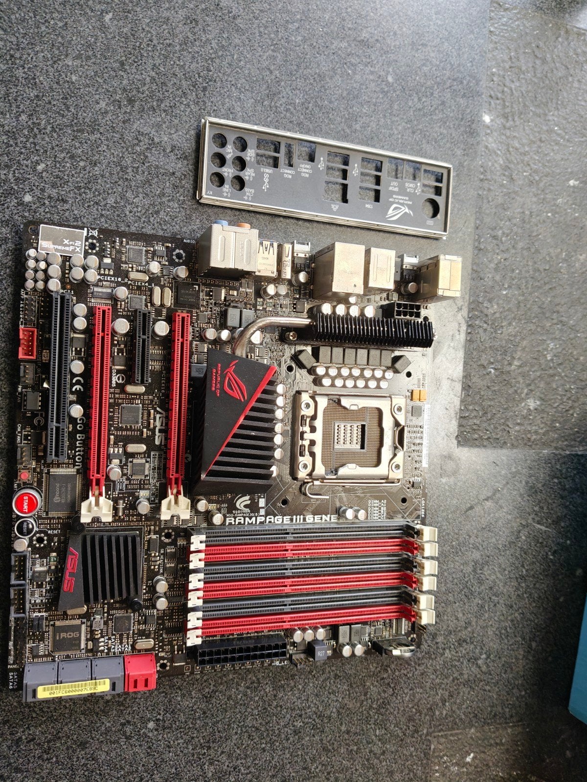 ROG Rampage III Gene Moederbord. (High End X58), Micro ATX, X58, DDR3, Ophalen of Verzenden