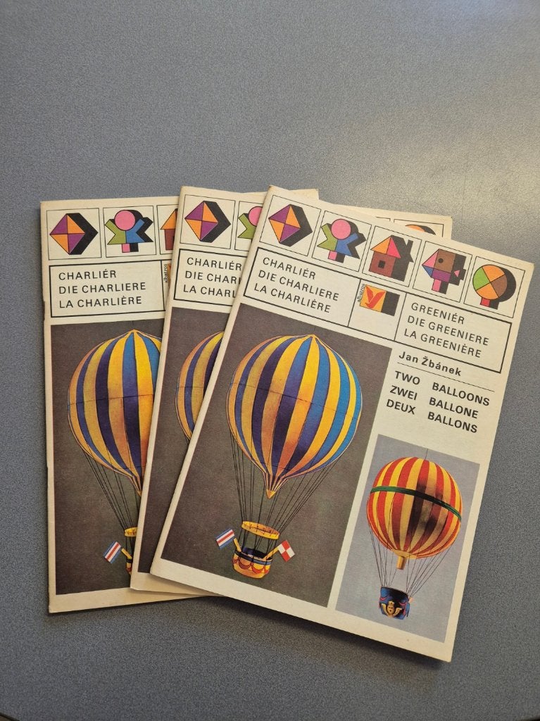 Vintage knipboekje "Two Balloons" – Jan Žbánek – Albatros, Overige thema's, Meerkleurig, Ophalen of Verzenden, Zo goed als nieuw