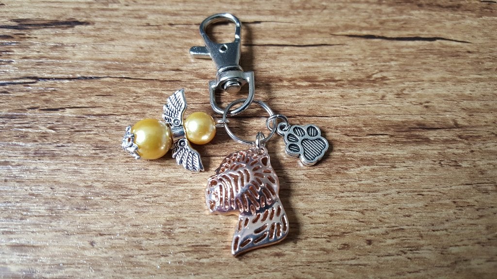 Sleutelhanger West highland white terriër B beschermengeltje, Verzenden, Nieuw