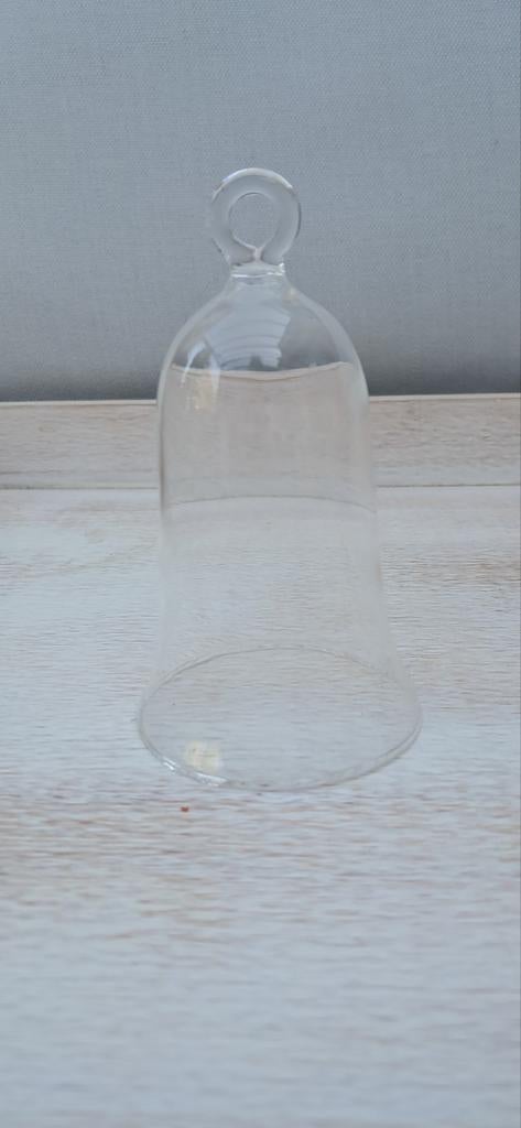 Glazen stolp met handvat - Decoratieve cloche, Antiek en Kunst, Ophalen of Verzenden