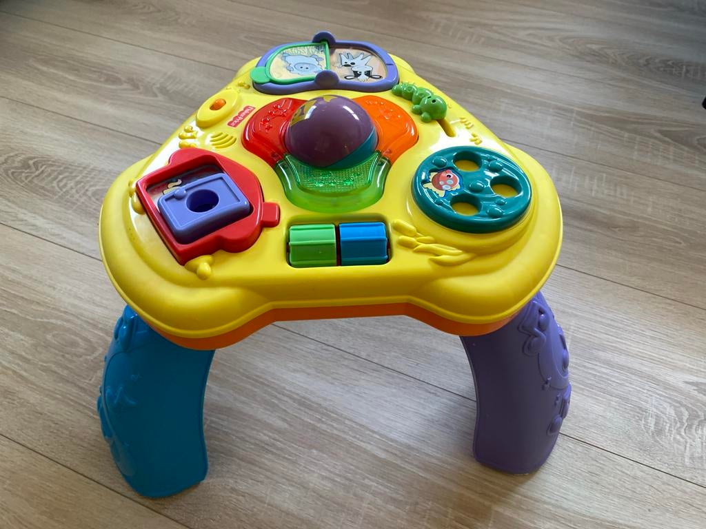 Fisher-Price Interactieve Baby Speeltafel met Geluid., Ophalen, Gebruikt, Speelset, Met licht