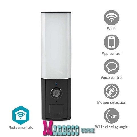 SmartLife Buiten Camera, Wi-Fi, Omgevingslicht, Full HD 1080, Overige merken, Nedis SmartLife, Nieuw, Info@marbeco.nl