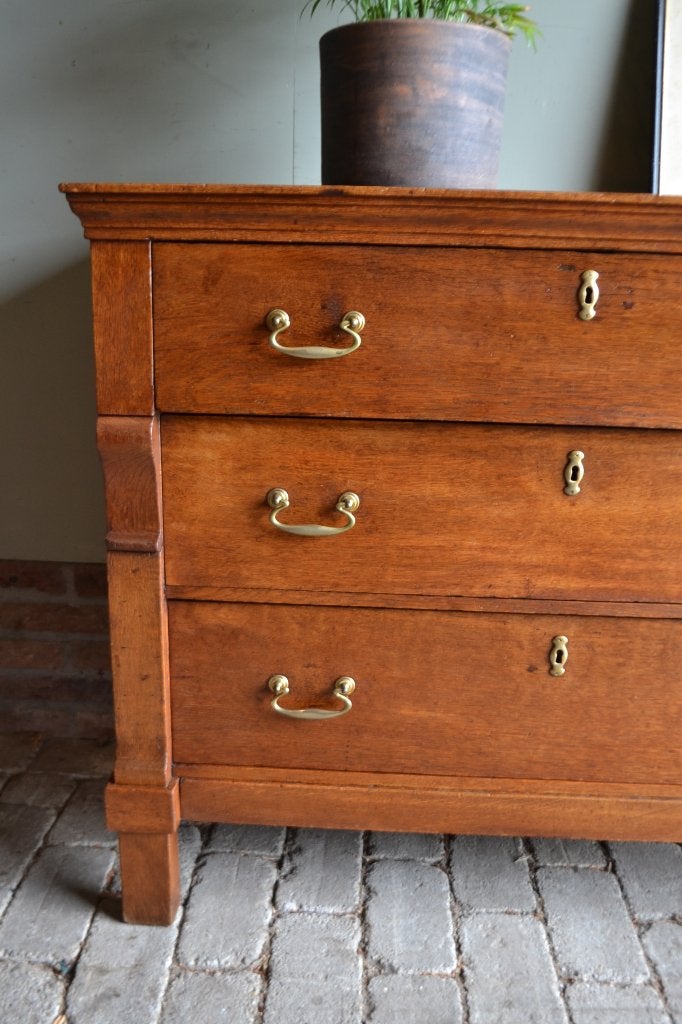 Prachtige antieke eiken houten ladekast, dressoir, commode., Verzenden