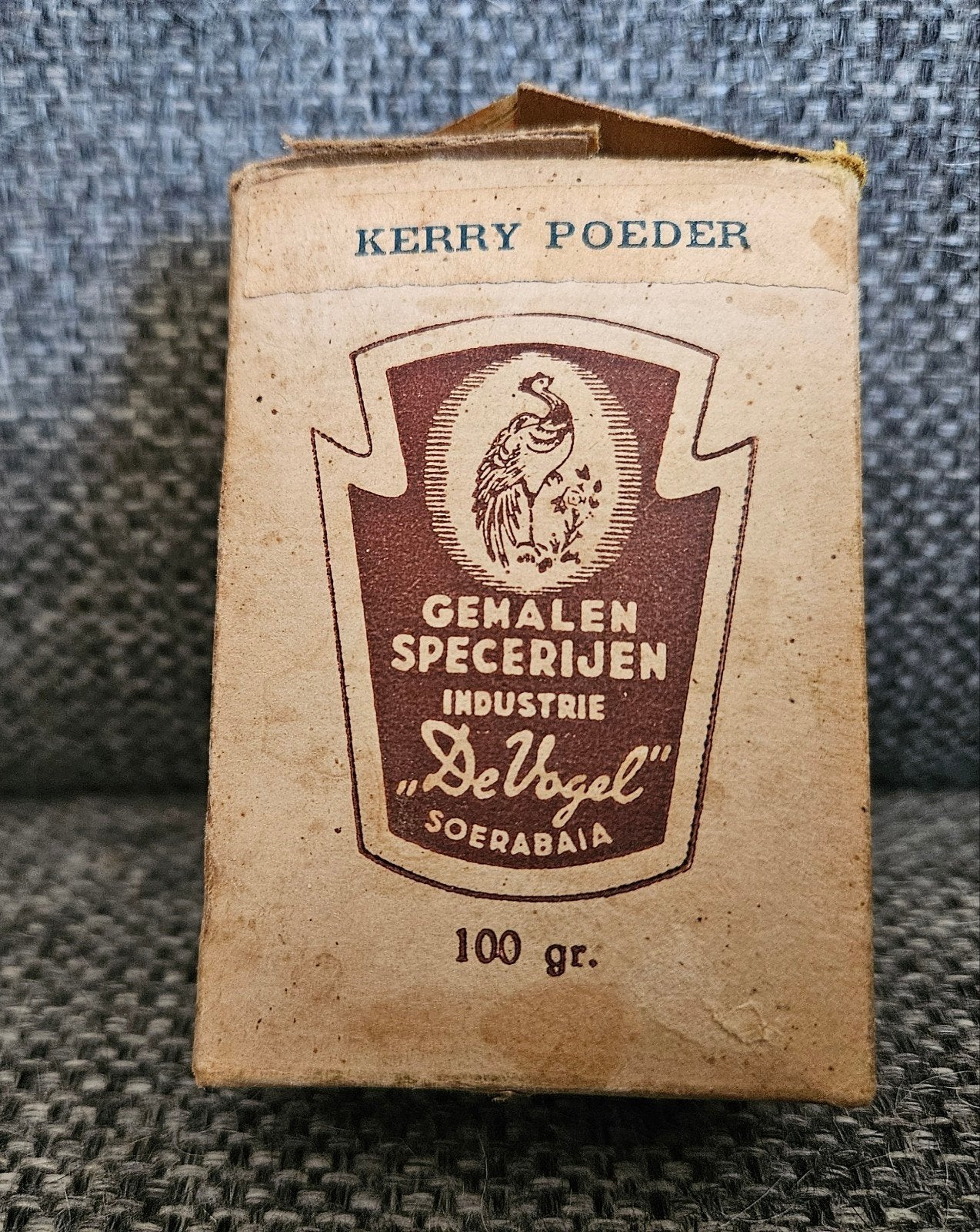 Kerry Poeder 'De Vogel' Soerabaia - 100 gr, Ophalen of Verzenden, Gebruikt, Verpakking