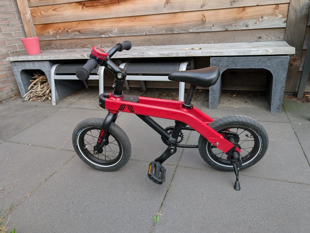 Vici kinderfiets loopfiets en trapfiets, Ophalen, Terugtraprem, Vici, 14 inch of minder