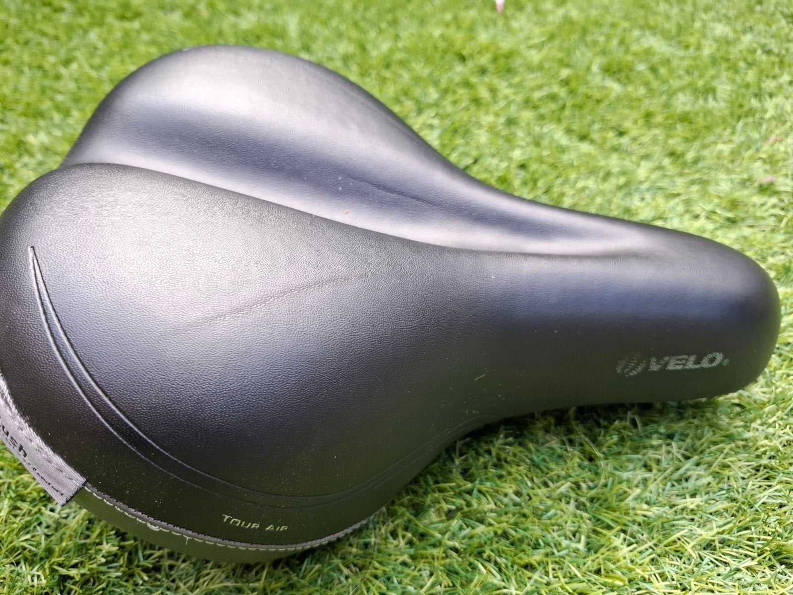 Velo Tour Air Plush fietszadel - Zo goed als nieuw, Elektrische fiets, Gebruikt, Kunststof, Ophalen of Verzenden
