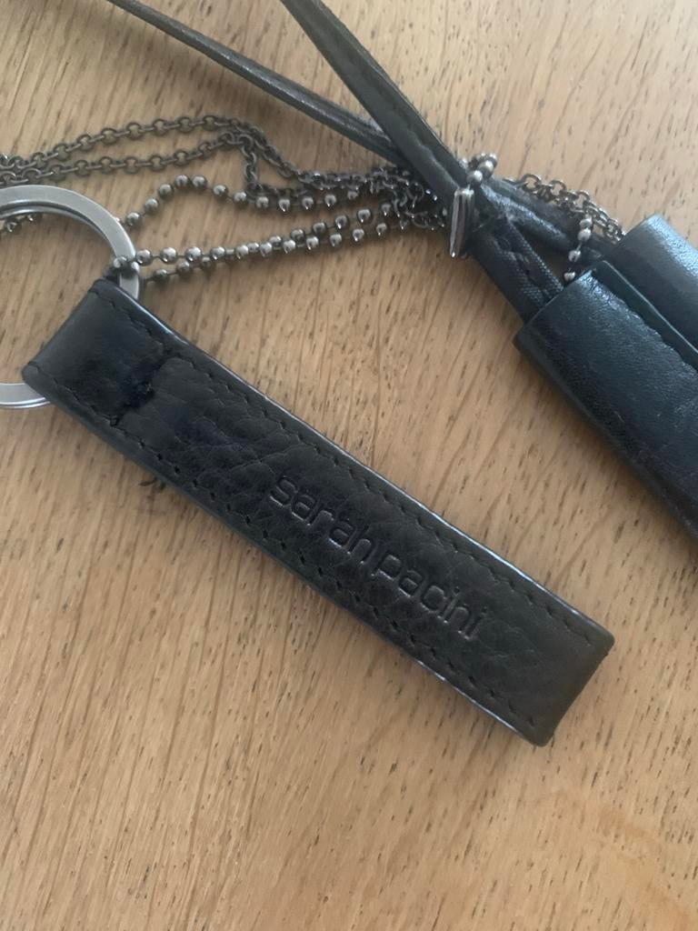 Sarah Pacini Echt Leren Tasje - Nieuw, Sieraden, Tassen en Uiterlijk, Ophalen of Verzenden, Nieuw, Zwart, Schoudertasje