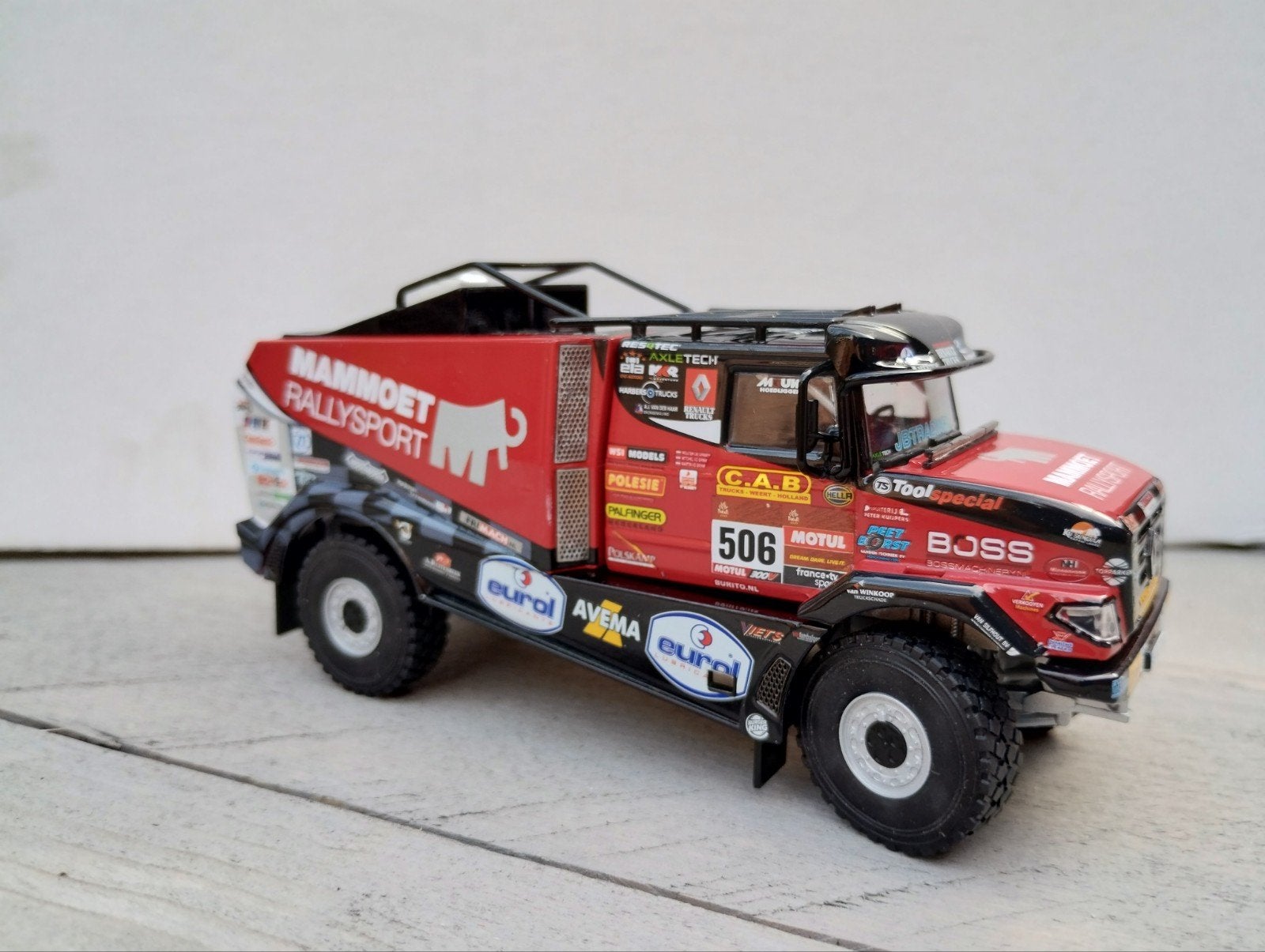 te koop Renault Dakar Rally truck van team mammoet Rallyspor, Ophalen of Verzenden, Nieuw, Bus of Vrachtwagen, Wsi