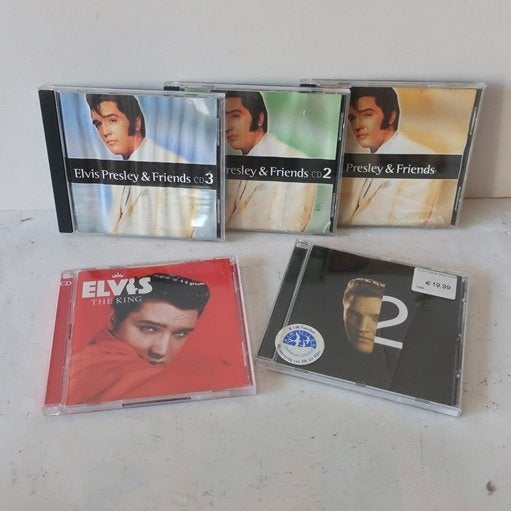 Elvis Presley vijf CD's origineel SET PRIJS, Ophalen of Verzenden, Gebruikt, Rock-'n-roll