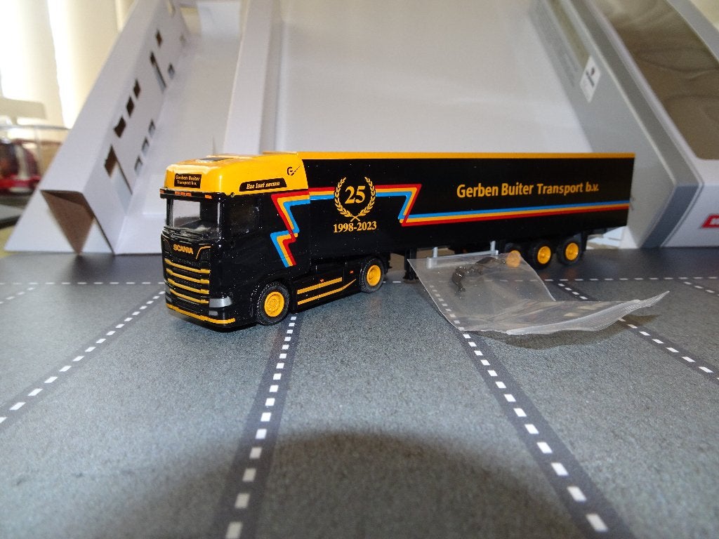 837 wsi 72-2238 gerben buiter scania cs 1:87 truck herpa, Hobby en Vrije tijd, Modelauto's | 1:87, Nieuw, Bus of Vrachtwagen, Overige merken