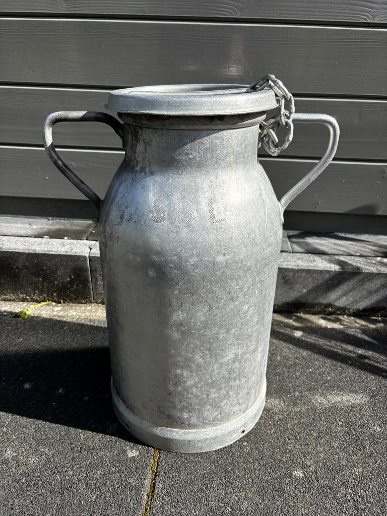 Aluminium melkbus, Tuin en Terras, Tuinwanddecoratie, Gebruikt, Ophalen