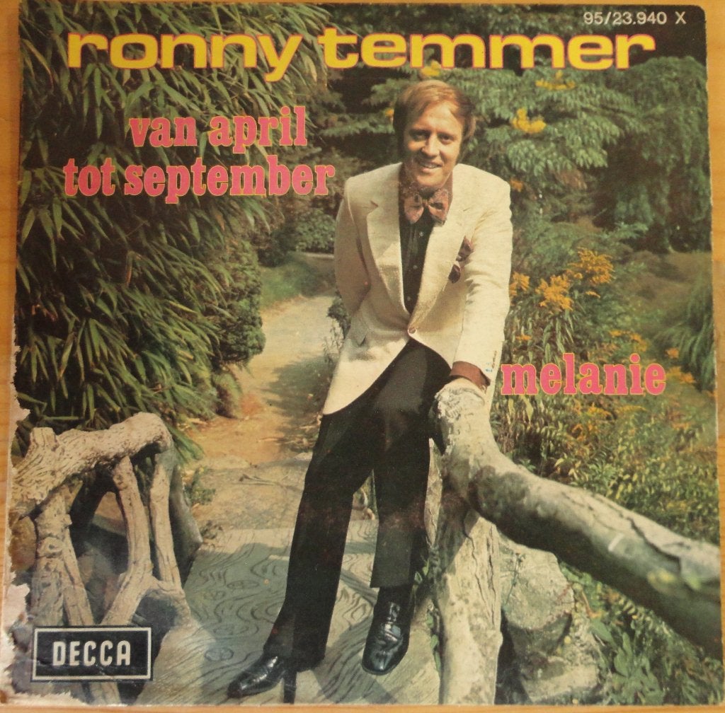 Ronny Temmer > Van April tot September, Ophalen of Verzenden, Gebruikt, 7 inch