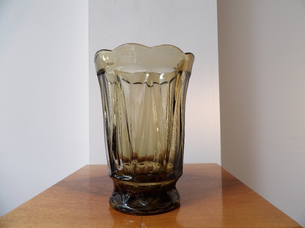 Art Deco Frans Vaasje Fumee, Antiek en Kunst, Antiek | Vazen, Ophalen of Verzenden