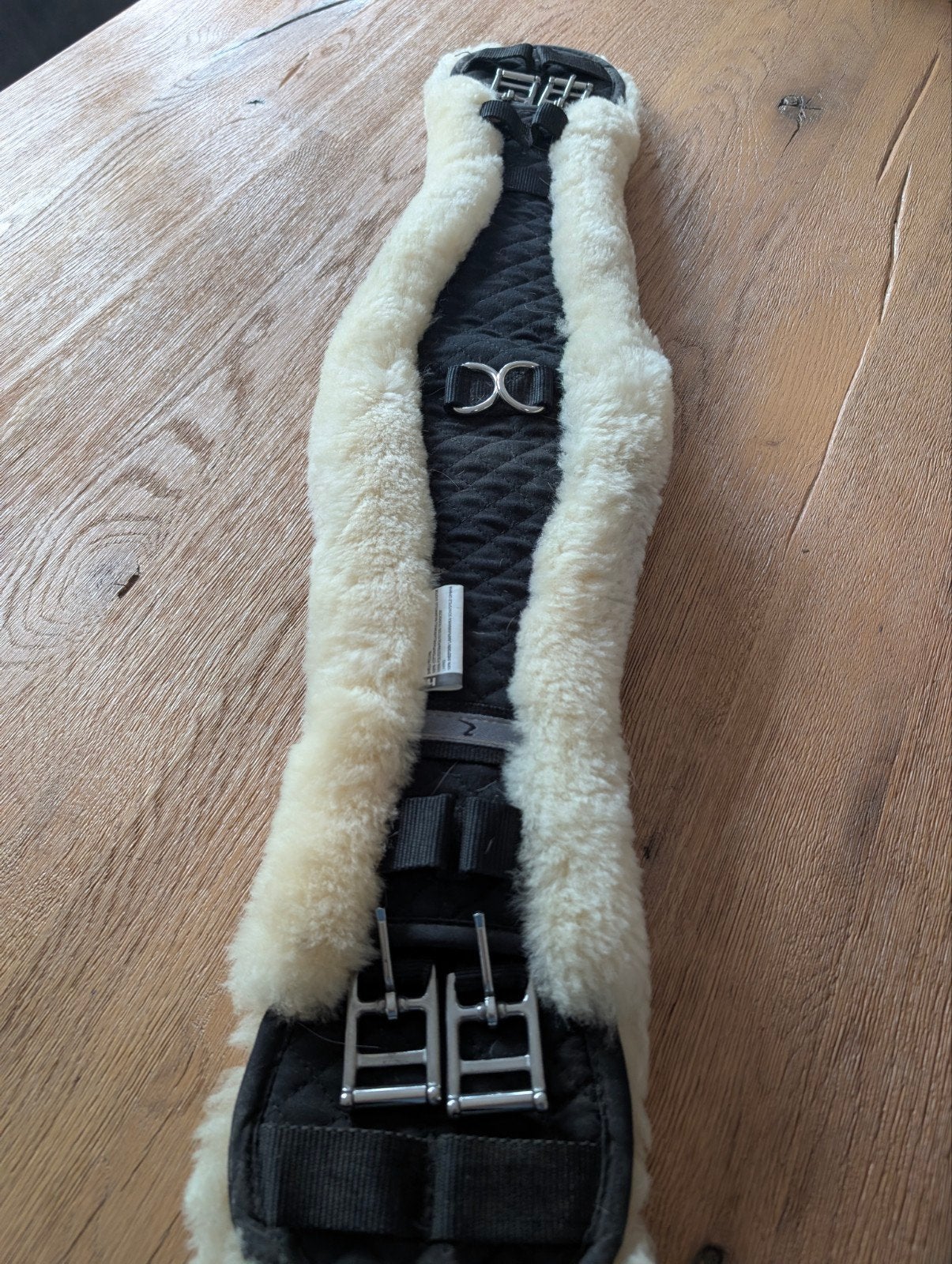 Lamsvel dressuursingel * 70 cm*, Ophalen of Verzenden, Singel, Anatomisch gevormd, Full