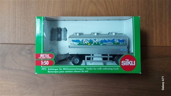 Siku 1972 aanhanger rijdende melkontvangst, Ophalen of Verzenden, Zo goed als nieuw, Bus of Vrachtwagen, SIKU