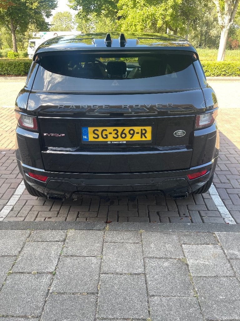 Land Rover Range Rover Evoque 2.0 TD4 4WD AUT 2016 Zwart, Auto's, Automaat, 2000 kg, 179 pk, Zwart
