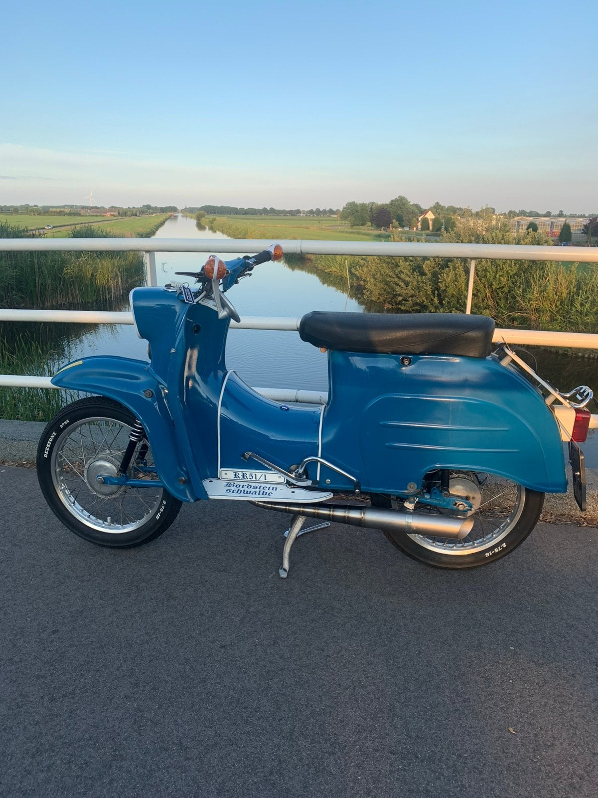 Mooi plaatwerk simson kr51/1 1972, Fietsen en Brommers, Ophalen, Gebruikt, Overige merken